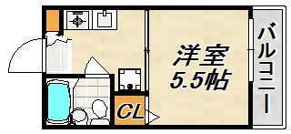 プラーフ西山 間取り図