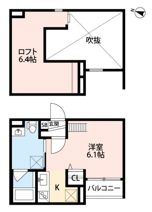ボヌール 間取り図
