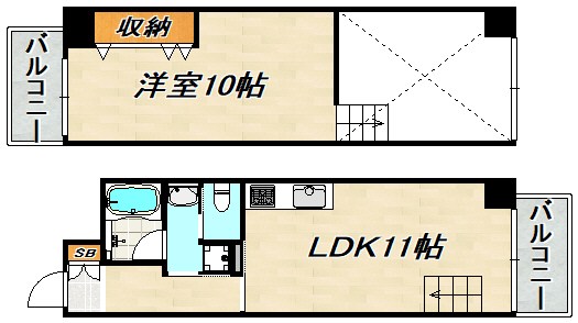 HKマンション 間取り図