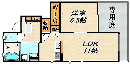 メゾンド・メルヴェーユ須磨 間取り図