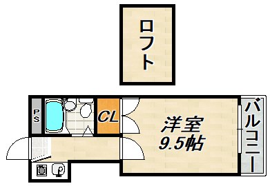 フローラ鈴蘭台北町 間取り