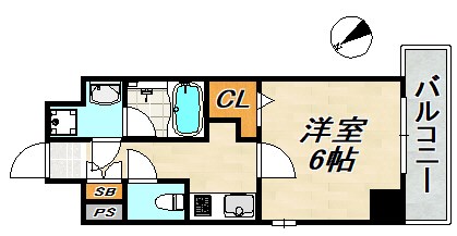 ルリアン板宿 間取り図