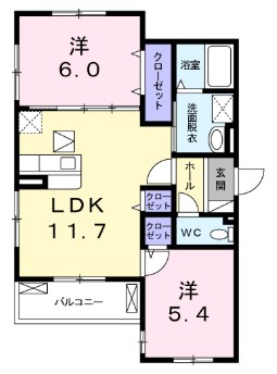 カーサ・ヴェルデ 間取り図