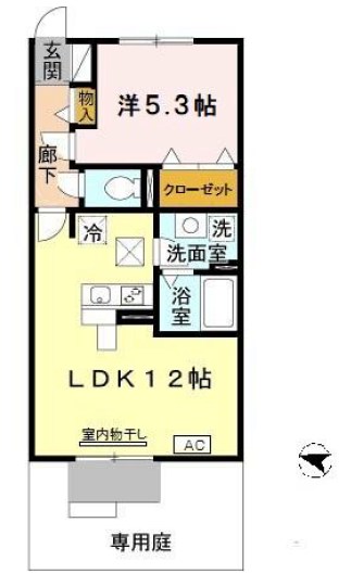 ラスルプレイス 間取り図