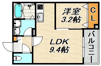 (仮称)ジーメゾン神戸セレーナ 間取り図