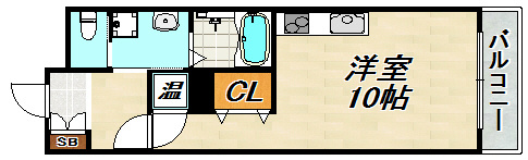 S-FORT神戸神楽町 間取り図