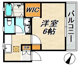 リーフェ細田町 間取り図