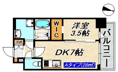 SDグランツ三宮イーストフロント 間取り図