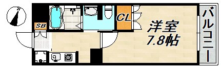 BELLTREE板宿SOUTH 間取り図