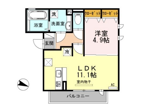 フレアコート 間取り図