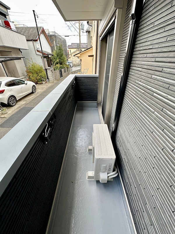 駒ヶ林アパートPJ A棟 ベランダ