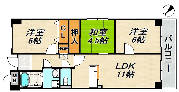 アネスト恵美寿 間取り図