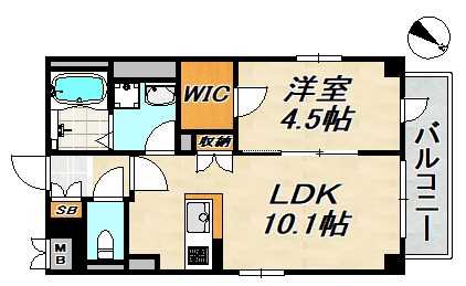 SD Marina Bay KOBE 間取り図