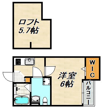 ルネッタ新長田 間取り図