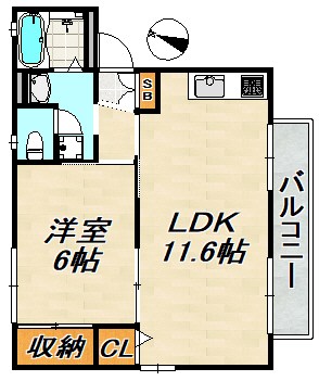 フレグランス谷御所 間取り図