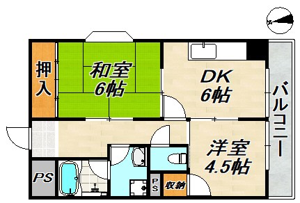 平成マンション 間取り図