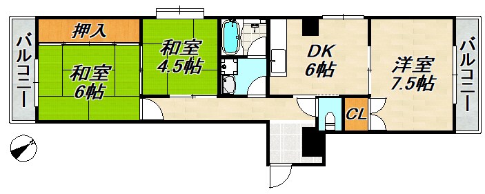 平成マンション 間取り図