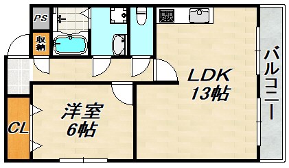 サンハイツ大田町 間取り図