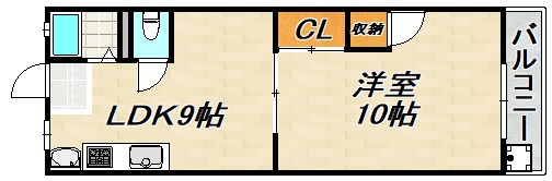上池田グリーンハイツ 間取り図