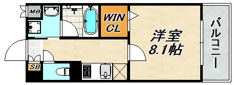 ブランピュール 間取り図