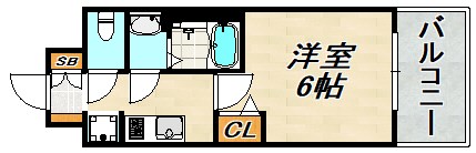 プレサンス神戸長田マリエント 間取り図