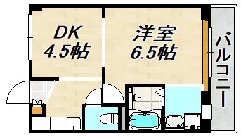 ヴィラナリー雲雀ヶ丘4号棟 間取り図
