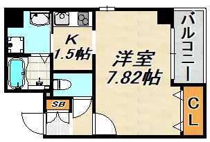 ラ・フォンテ神戸長田 間取り図