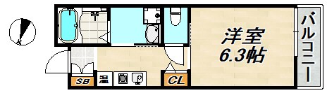 tentree神戸長田 間取り図