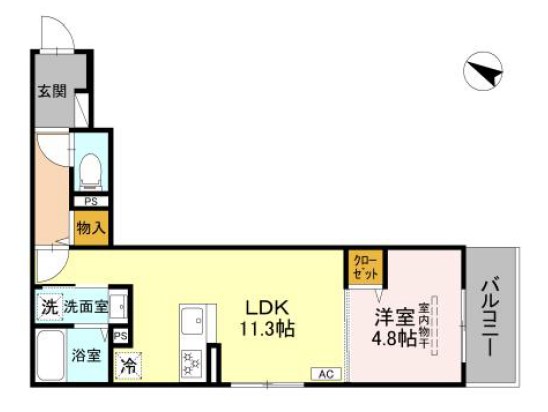 D-ROOM大塚町 間取り図