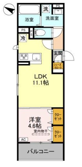 D-ROOM大塚町 間取り図