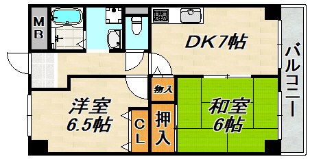 マンション妙法寺 間取り図