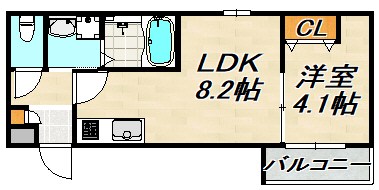 ALEGRIA長田蓮宮通 間取り図