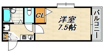 キャンパスヒルズ鈴蘭台 間取り図