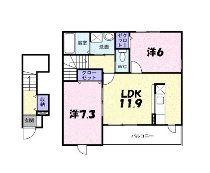 エムズハウス 間取り図