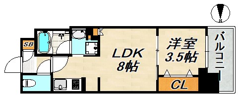 リビオシティ神戸名谷 間取り図