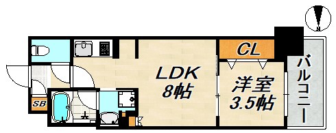 リビオシティ神戸名谷 間取り図