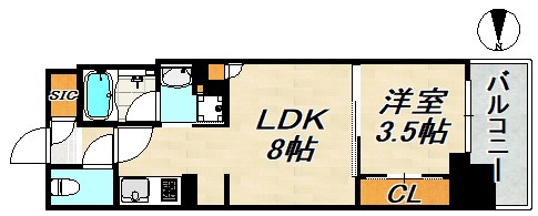 リビオシティ神戸名谷 間取り図