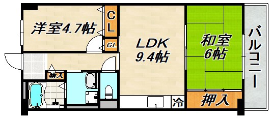 カメリアハウス 間取り図