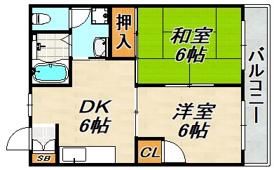 フルール大谷 間取り図