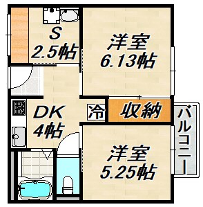 オレンジマンション 間取り図