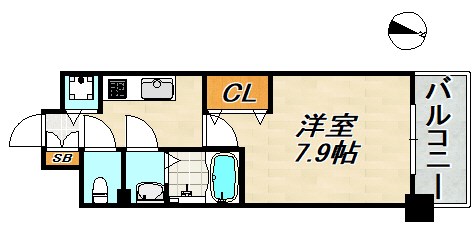 Luxe神戸WEST 間取り図
