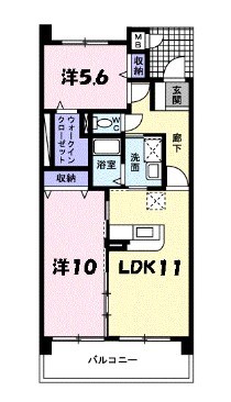 プラティーク谷上 間取り