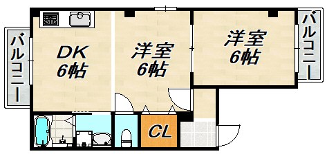 コスモハイツ 間取り