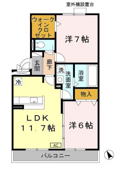 プロスペラール 間取り図