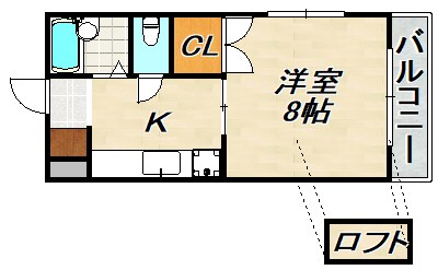 ハイム若松 間取り図