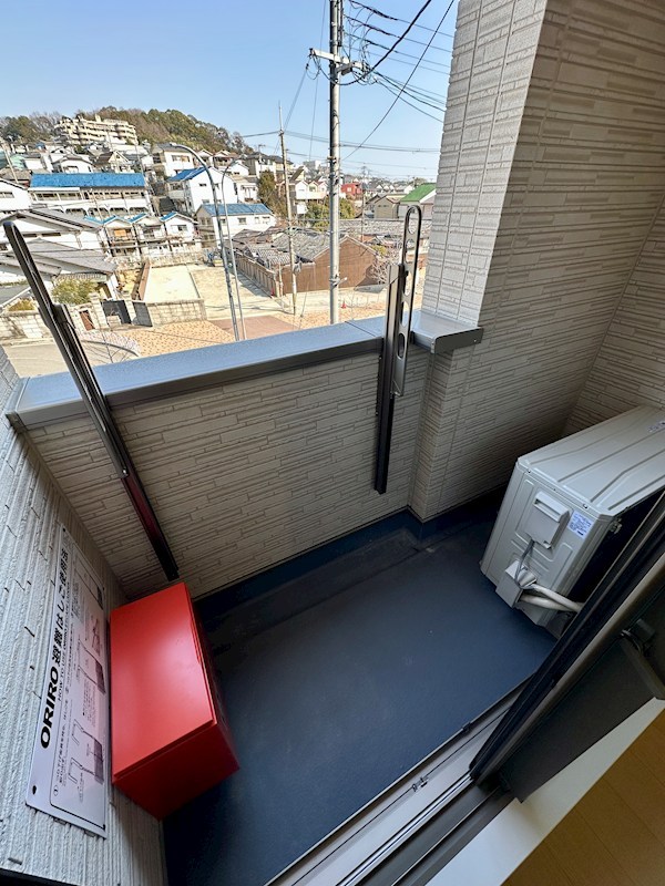 アリビア明神町A棟 ベランダ