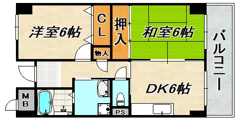 ミモザの館 間取り図