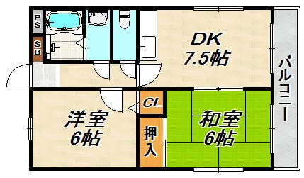 ロイヤル阪神 間取り図