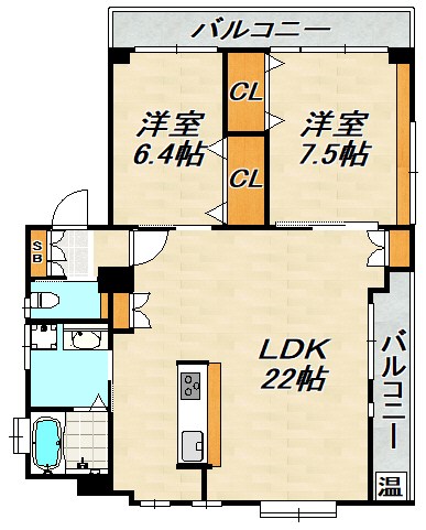中路ビル 間取り図