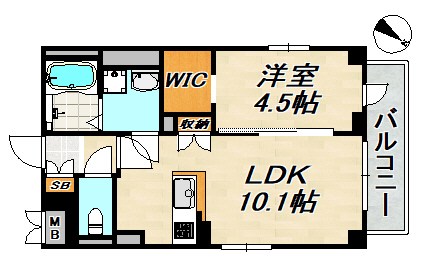 SD Marina Bay KOBE 間取り図